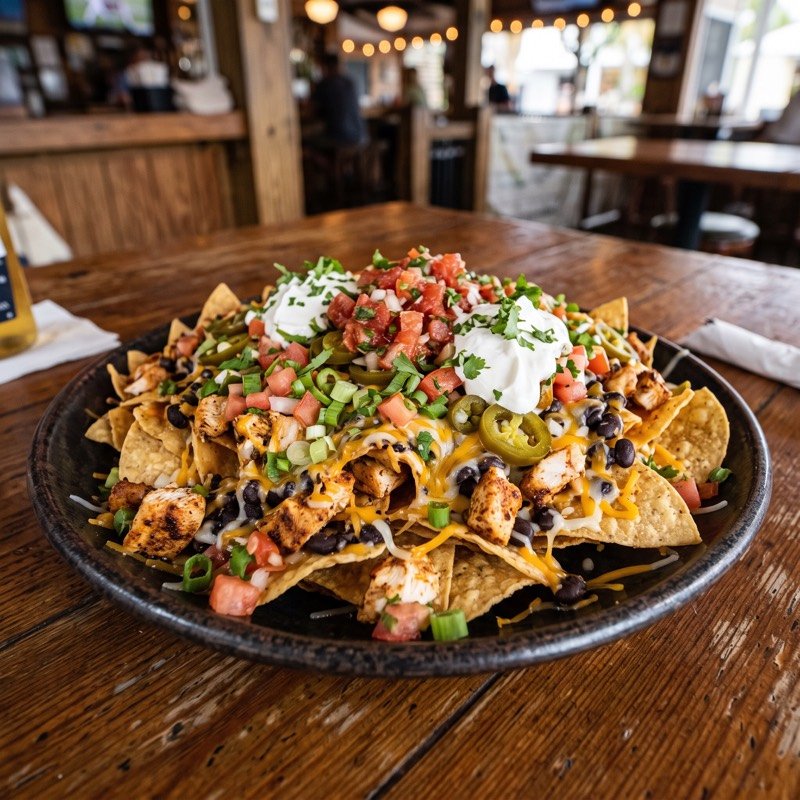 Chicken nachos
